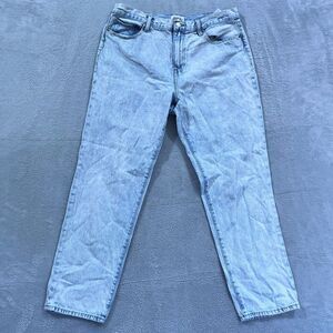 Pistola Jeans Women's 32 Ankle Straight High Rise Light Wash Denim Stretch Y2K‎